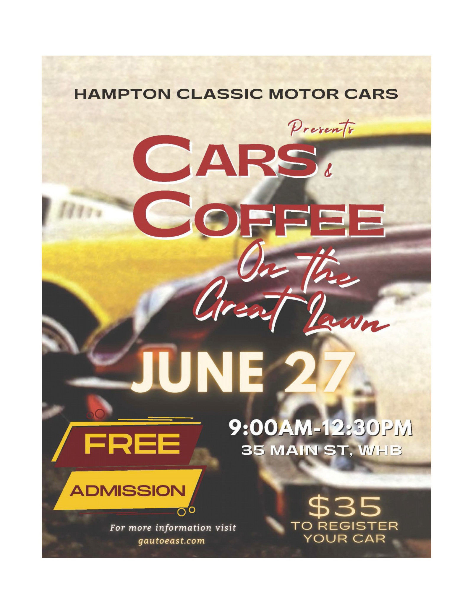Hamptons Classic Cars and Coffee