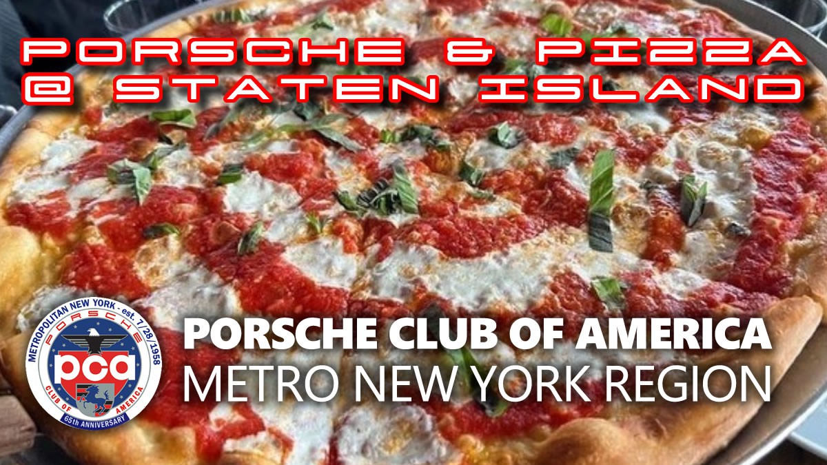 Porsche & Pizza at Staten Island