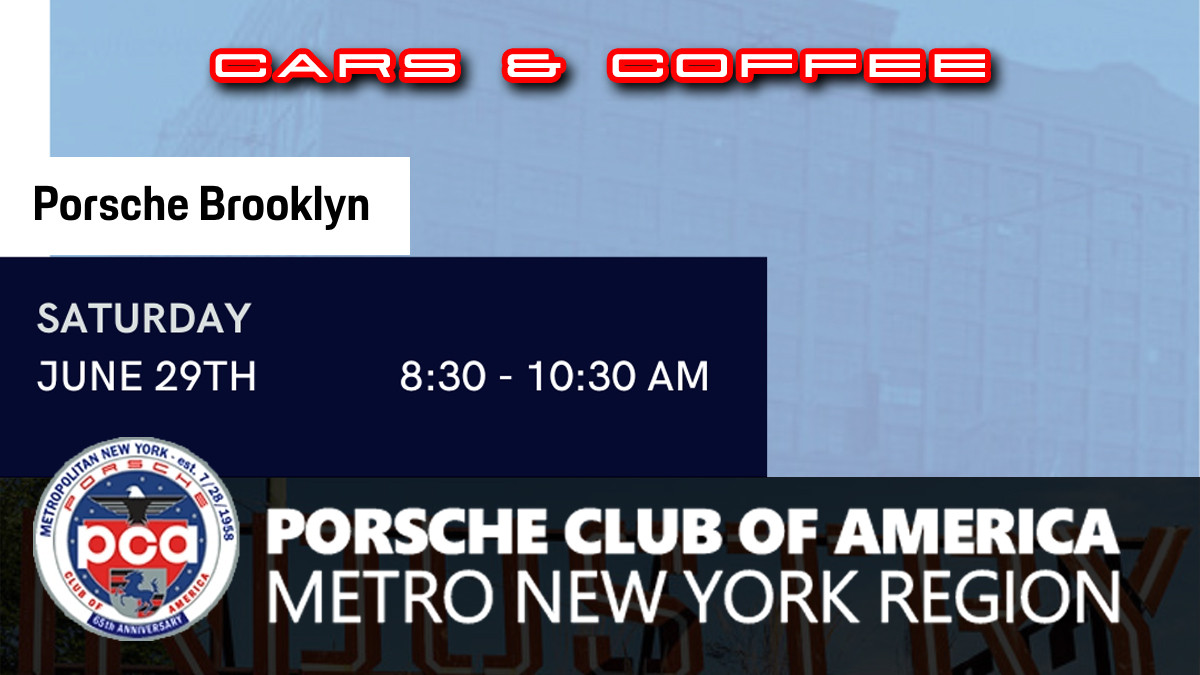 Cars & Coffee with Porsche Brooklyn