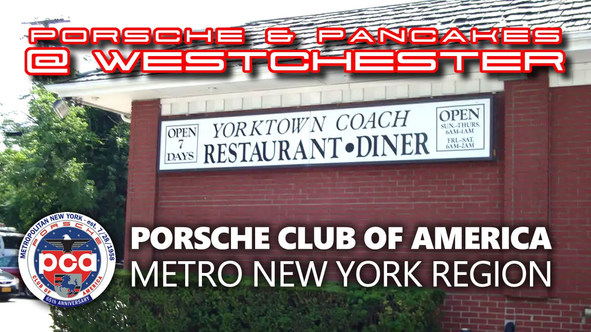 Porsche & Pancakes at Westchester